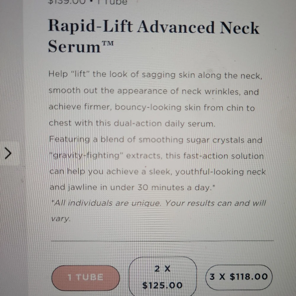 New Beverly Hills Rapid Lift Advanced Neck Serum 5 Pieces - Picture 5 of 7